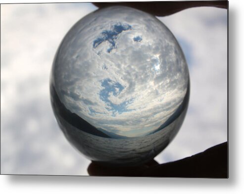 Spiral Metal Print featuring the photograph Spiral In The Sky by Cathie Douglas