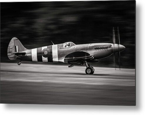 Military Metal Print featuring the photograph Spitfire Mk Xix by J??r??me Licois