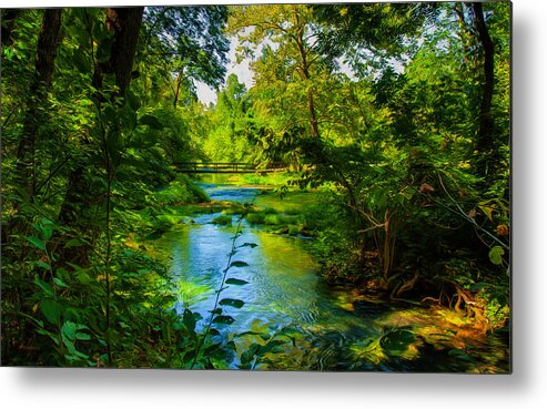 Landscape Metal Print featuring the photograph Spring of Wonderment by John M Bailey