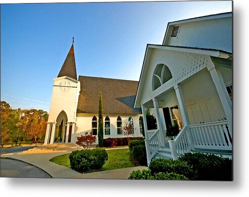 Alabama Metal Print featuring the digital art St. Francis - Front 3 by Michael Thomas