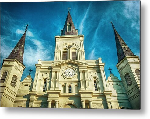 St. Louis Cathedral Metal Print featuring the photograph St. Louis Cathedral by Brenda Bryant