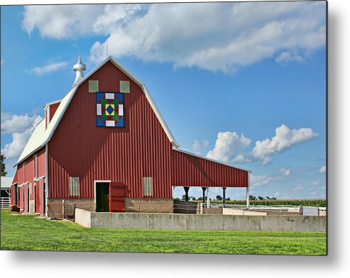 Quilt Barn Metal Print featuring the photograph State Fair by Nikolyn McDonald