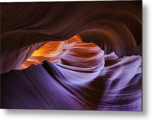 Lower Antelope Canyon Metal Print featuring the photograph Stone Labyrinth by Joseph Rossbach