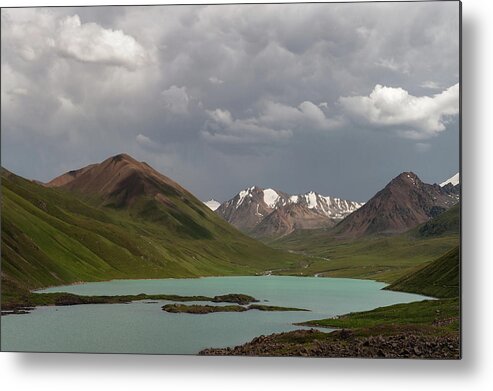 Scenics Metal Print featuring the photograph Storm Clouds Over Kol Ükok Lake by Johan Assarsson