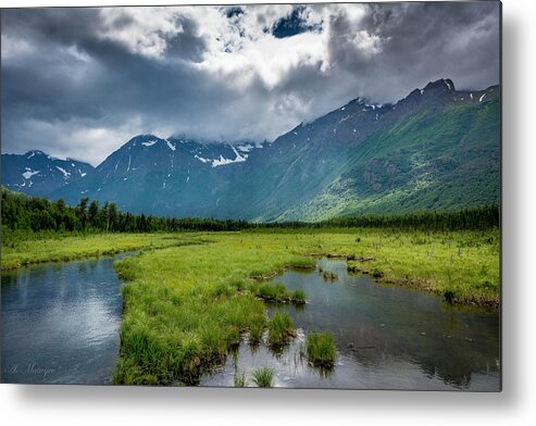 Alaska Metal Print featuring the photograph Storm Over The Mountains by Andrew Matwijec