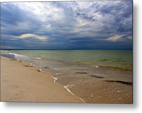 Mayflower Beach Metal Print featuring the photograph Stormy Mayflower Beach by Amazing Jules
