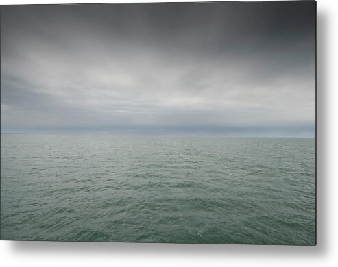 Scenics Metal Print featuring the photograph Stormy Sky, Nantucket Sound by Nine Ok