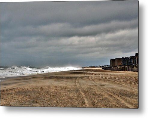 Sea Metal Print featuring the photograph Stormy Surf - Bethany Beach - Delaware by Kim Bemis