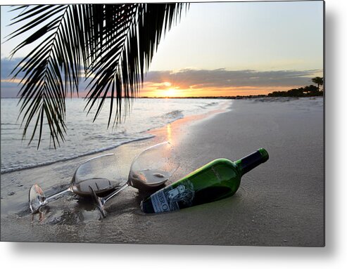 Wine Metal Print featuring the photograph Lost in Paradise by Jon Neidert