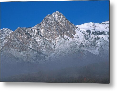 Blue Sky Metal Print featuring the photograph Strawberry Peak, Utah by Robert J. Erwin