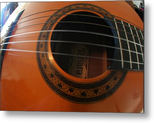 Music Metal Print featuring the photograph Strings by David S Reynolds