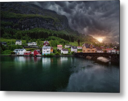 Norway Metal Print featuring the photograph Stryn by Juan Pablo De