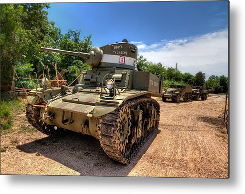 Tim Stanley Metal Print featuring the photograph Stuart Tank by Tim Stanley