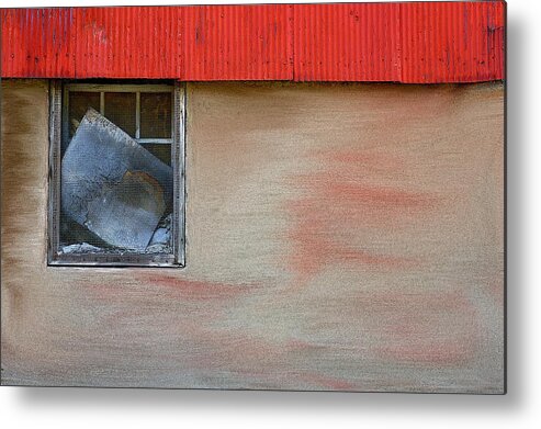 Roof Metal Print featuring the photograph Stucco Flow by Randy Pollard