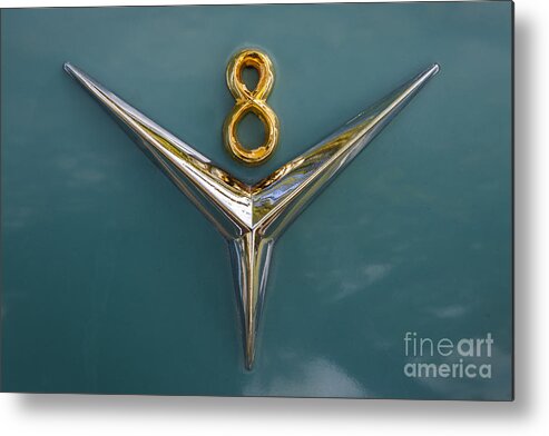 Studebaker Metal Print featuring the photograph Studebaker V8 by Dennis Hedberg