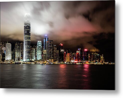 Scenics Metal Print featuring the photograph Stunning Hong Kong City by @ Didier Marti