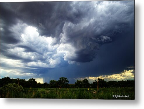 Cloud Metal Print featuring the photograph Sudden storm by Jeff Niederstadt