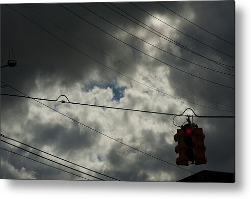 Clouds Metal Print featuring the photograph Summer 2014 Last Day by Steven Dunn