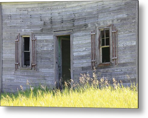 Farmhouse Metal Print featuring the photograph Summer at Captain Ed's Homestead by Penny Meyers