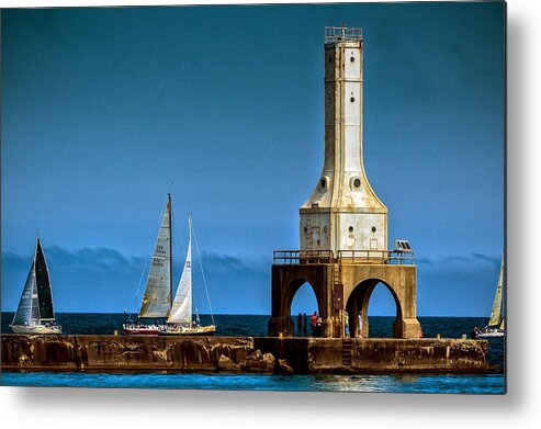 Sailboat Metal Print featuring the photograph Summer Sails by James Meyer