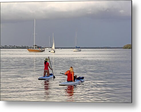 Paddleboarding Metal Print featuring the photograph Summertime Fun by HH Photography of Florida