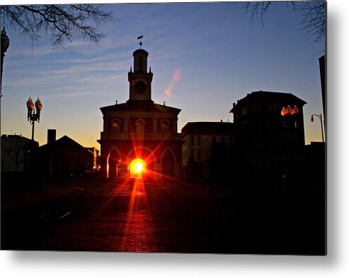 Sunrise Metal Print featuring the photograph Historic 2 by Albert Fadel