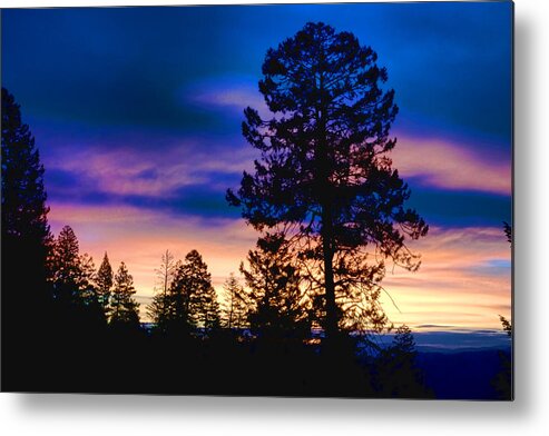 Sunrise Metal Print featuring the photograph Sunrise Clearwater mountains Idaho by Ron Roberts