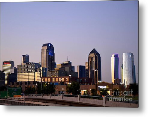 Cityscape Metal Print featuring the photograph Sunrise off of Lemon Ave by Diana Mary Sharpton