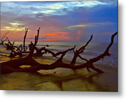 Bulls Island Metal Print featuring the photograph Sunrise on Bulls Island by Bill Barber