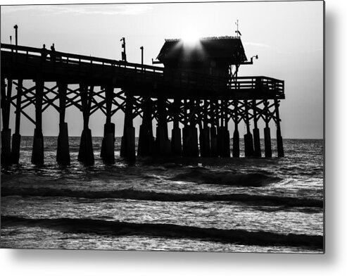 Florida Metal Print featuring the photograph Sunrise Over Pier by Stefan Mazzola