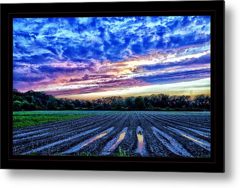 Sunset Metal Print featuring the photograph Sunset after the Rain by Monroe Payne