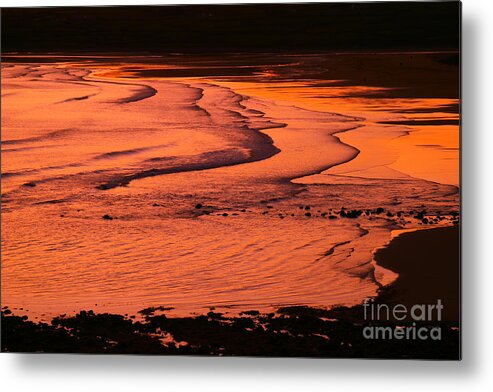 Sunset Metal Print featuring the photograph Sunset Lahinch Ireland by Butch Lombardi