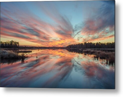 Sunset Metal Print featuring the photograph Sunset of Fire by Beth Venner