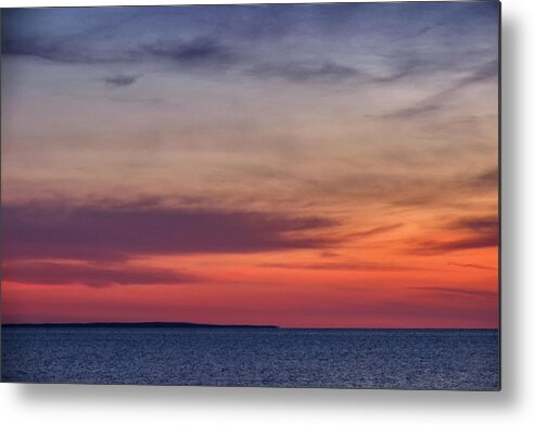 Joanne Bartone Photography Metal Print featuring the photograph Sunset over Herring Cove 002 by Joanne Bartone