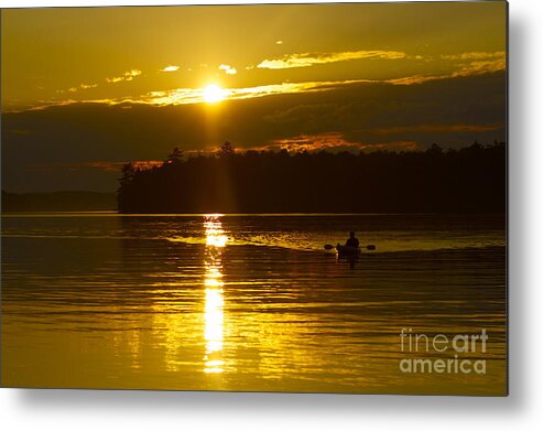 Greenville Metal Print featuring the photograph Sunset Solitude II by Alice Mainville