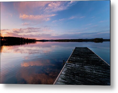 Tranquility Metal Print featuring the photograph Sunset by Thousand Word Images By Dustin Abbott