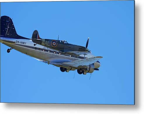 Air Force Metal Print featuring the photograph Supermarine Spitfire - British by David Wall