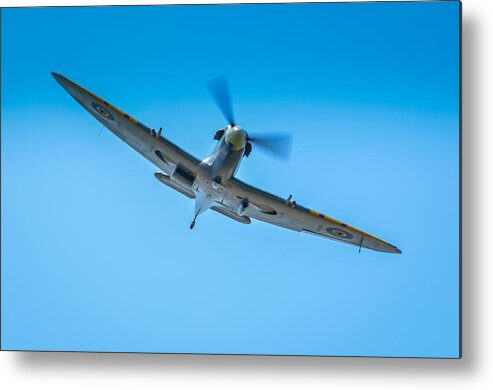 Supermarine Spitfire Mk.vc Photographs Metal Print featuring the photograph Supermarine Spitfire Mk.Vc by Puget Exposure