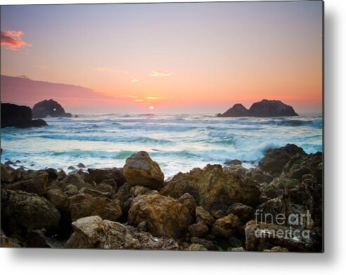 Sunset Metal Print featuring the photograph Sutra Baths by Laarni Montano