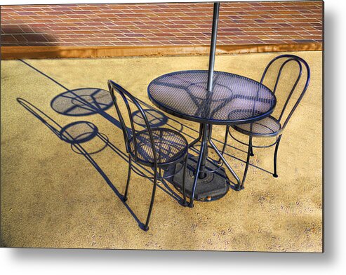 Photography Metal Print featuring the photograph Table For Two by Paul Wear
