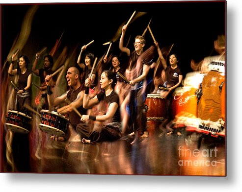 Japan Metal Print featuring the photograph Taiko Flow by Michael Arend