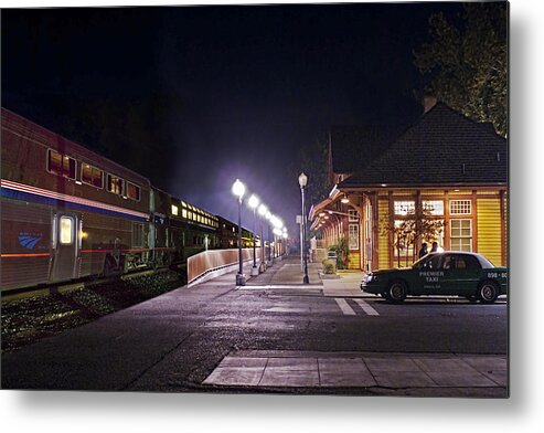 Amtrak Metal Print featuring the photograph Take a Ride On Amtrak by Abram House