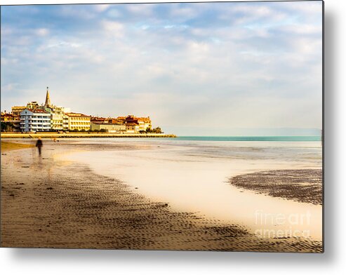 Friaul-julisch Venetien Metal Print featuring the photograph Take A Walk At The Beach by Hannes Cmarits