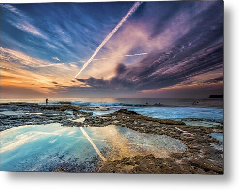 Tranquility Metal Print featuring the photograph Tamarama Sunrise In Sydney by Keith Mcinnes Photography