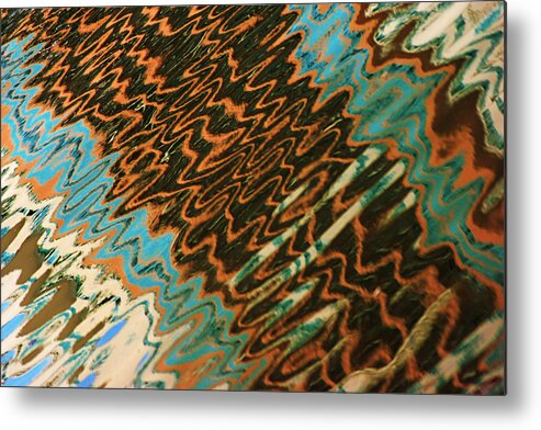 Tampa Metal Print featuring the photograph Tampa Reflection Abstract IV by Daniel Woodrum