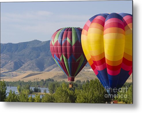 Colorado Metal Print featuring the photograph Tandem Balloons by Steven Krull