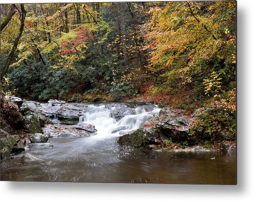 Telico River Metal Print featuring the photograph Telico River Cascade by Robert Camp