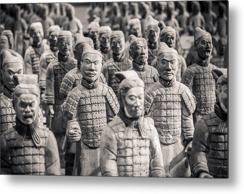 3scape Metal Print featuring the photograph Terracotta Army by Adam Romanowicz