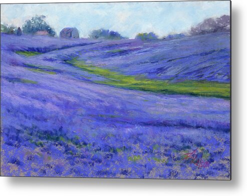 Texas Metal Print featuring the painting Texas Blue by Billie Colson