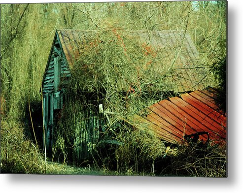Old Metal Print featuring the photograph That Old Barn by Rebecca Sherman